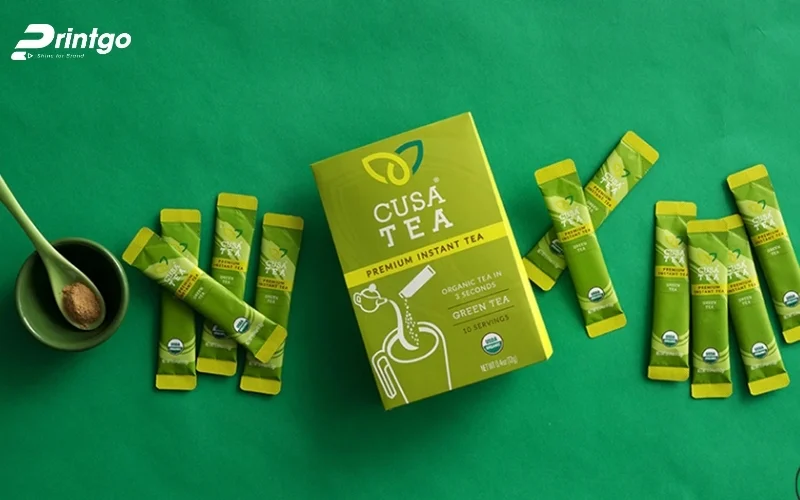 Bao bì trà hộp carton mềm 