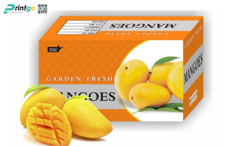 Thùng carton đựng xoài xuất khẩu Thùng carton đựng xoài xuất khẩu
