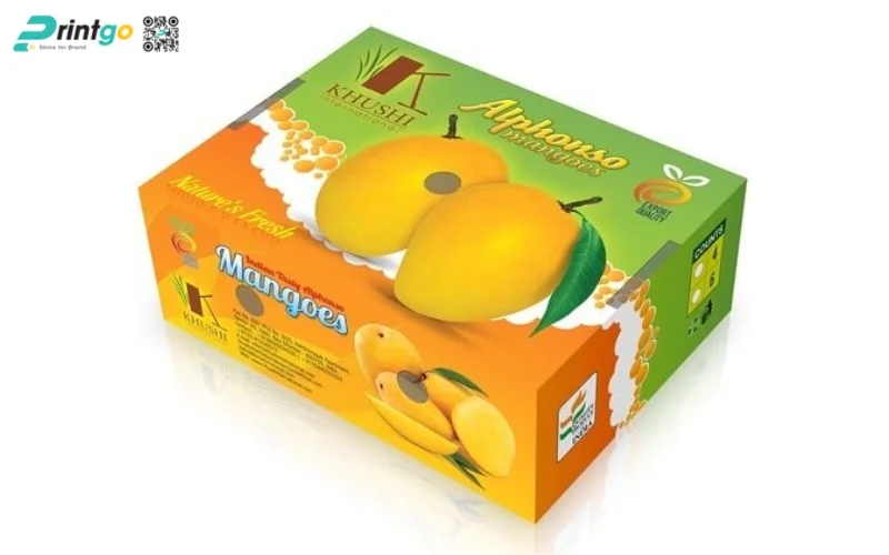 Thùng carton đựng xoài xuất khẩu Thùng carton đựng xoài xuất khẩu