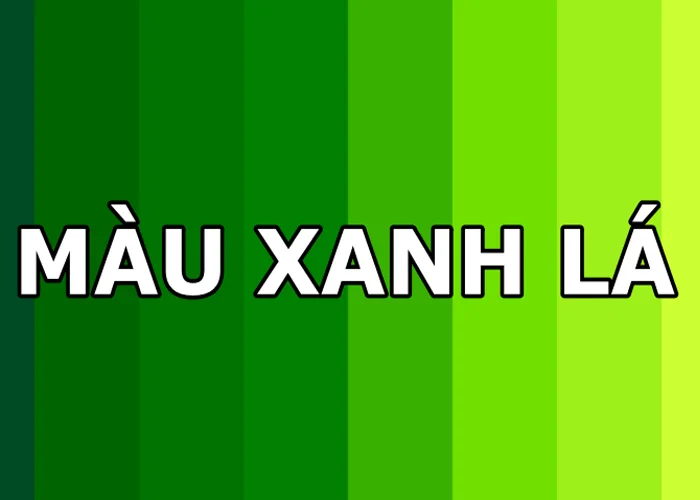 Màu xanh lục là màu gì? Ý nghĩa, Các loại màu xanh lục
