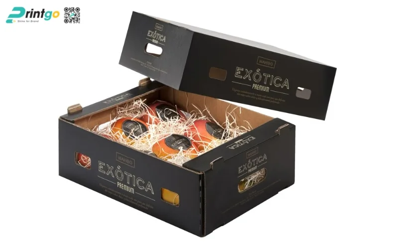 Thùng carton đựng xoài xuất khẩu Thùng carton đựng xoài xuất khẩu