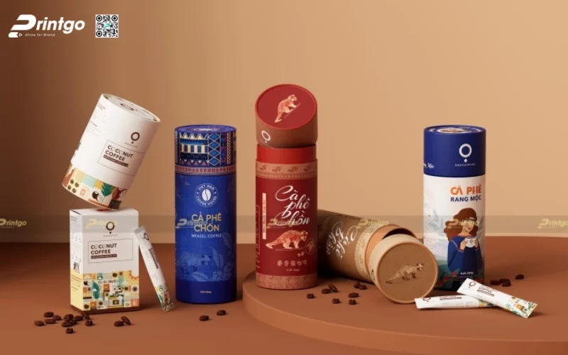Những mẫu bao bì cà phê có sẵn tại Printgo