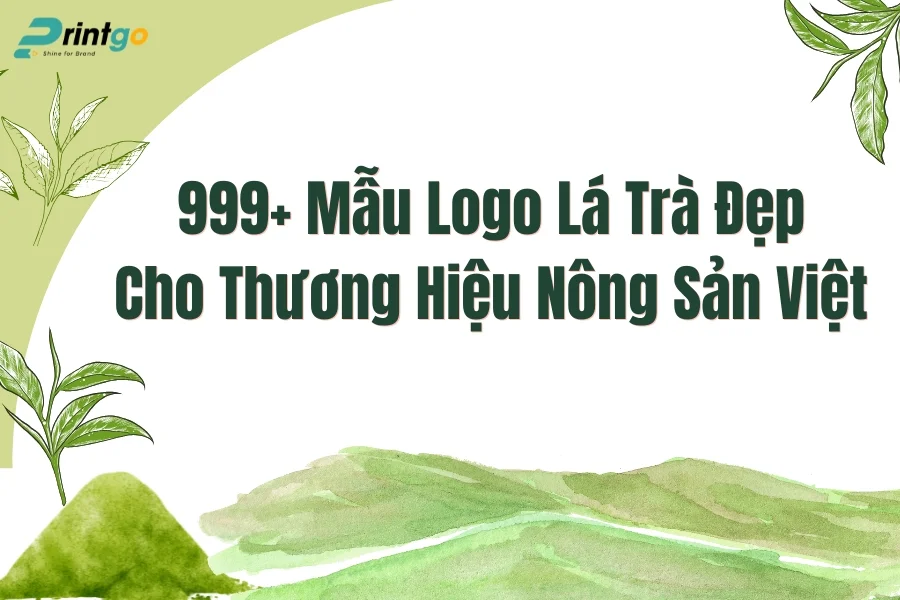 Bỏ túi 99+ mẫu logo lá trà truyền cảm hứng cho thương hiệu nông sản