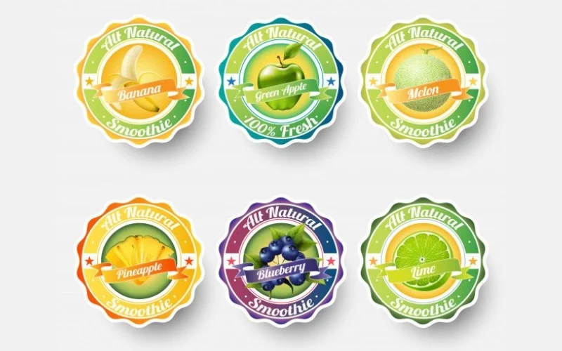 Nhóm tem hoa quả nhập khẩu dòng cao cấp
