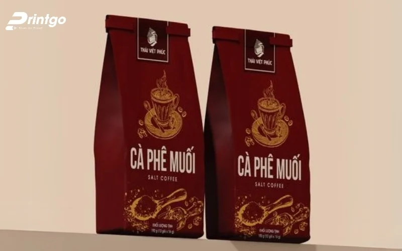 Những mẫu thiết kế bao bì trà dạng túi zip đáy đứng