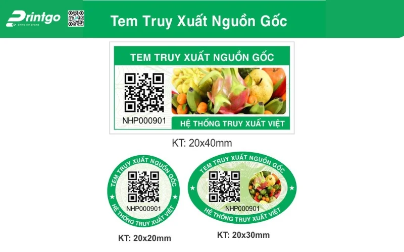 hững thông tin phải có trên tem truy xuất nguồn gốc nông sản
