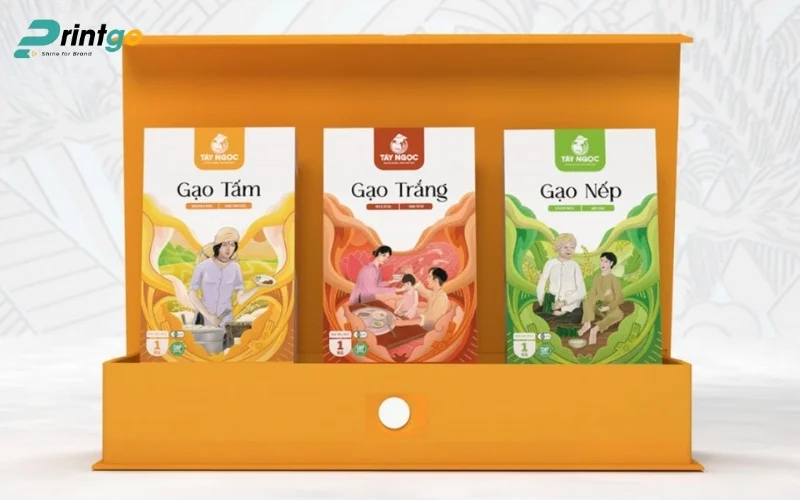 Mẫu bao bì gạo