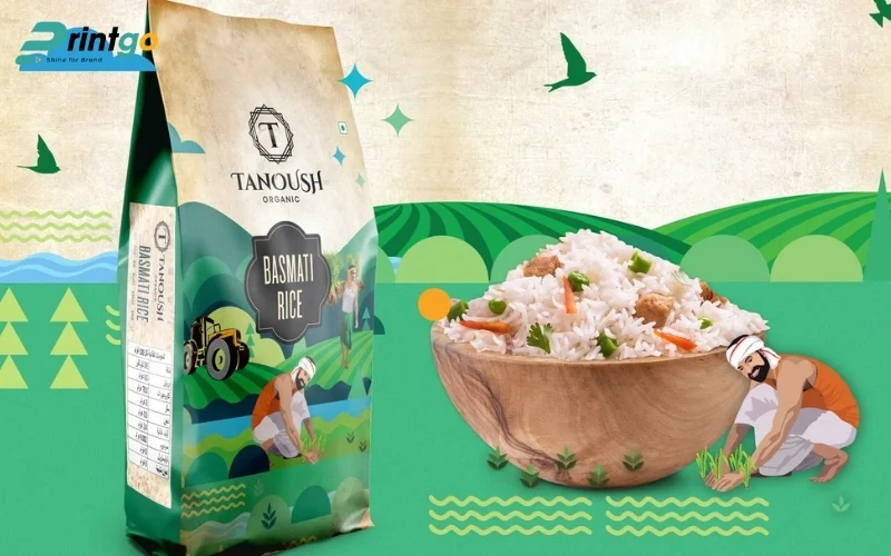Mẫu bao bì gạo