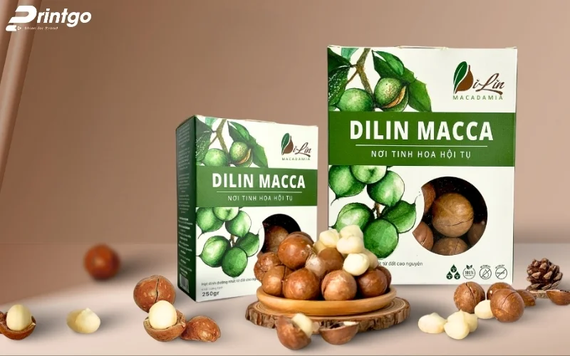 Mẫu bao bì macca
