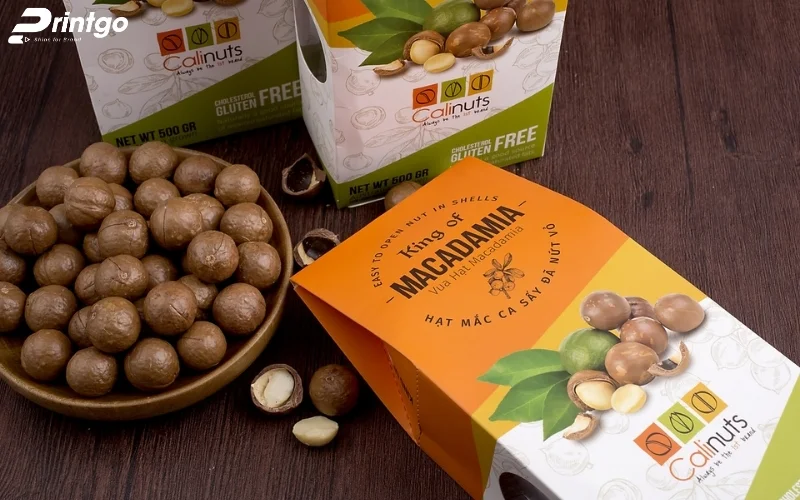 Mẫu bao bì macca
