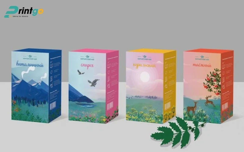 Mẫu thiết kế bao bì trà