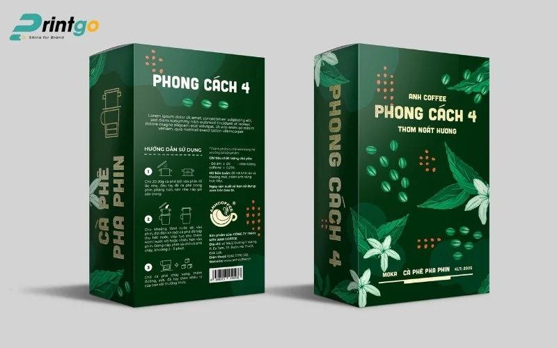 Mẫu thiết kế bao bì trà