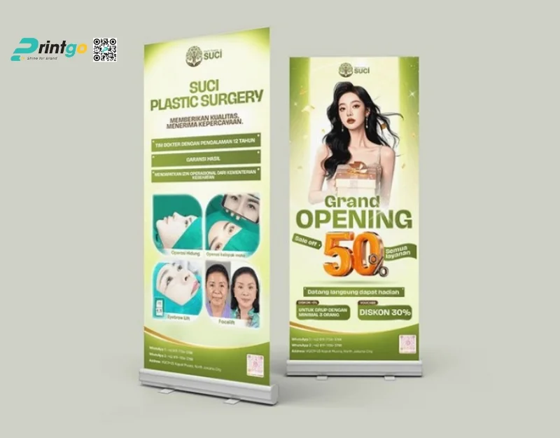 Standee khai trương spa khuyến mãi 