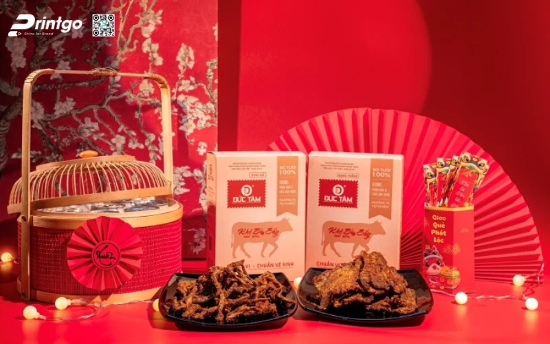 Bao bì khô bò dạng hộp mềm 