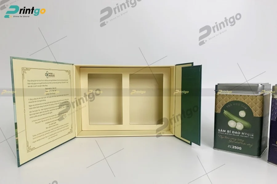 Dạng hộp trượt hoặc nắp nam châm cao cấp