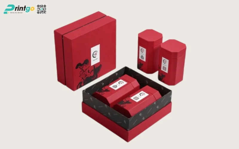 Thiết kế bao bì sâm dạng hộp carton cứng cao cấp 