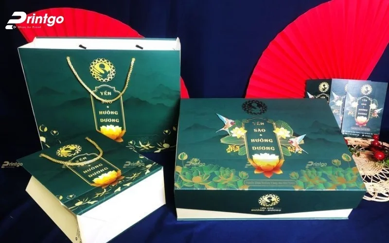Mẫu thiết kế bao bì trà dạng túi xách ivory