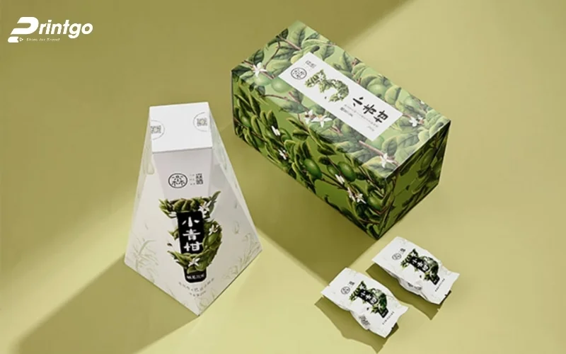 Bao bì trà hộp carton mềm 