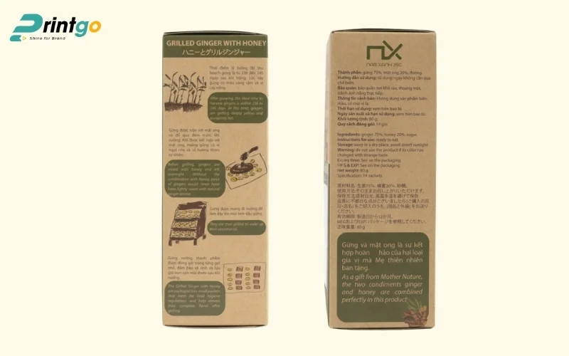 Những thông tin bắt buộc phải có khi thiết kế bao bì mật ong