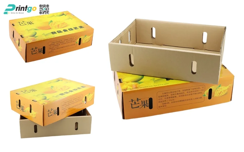 Thùng carton đựng xoài xuất khẩu Thùng carton đựng xoài xuất khẩu