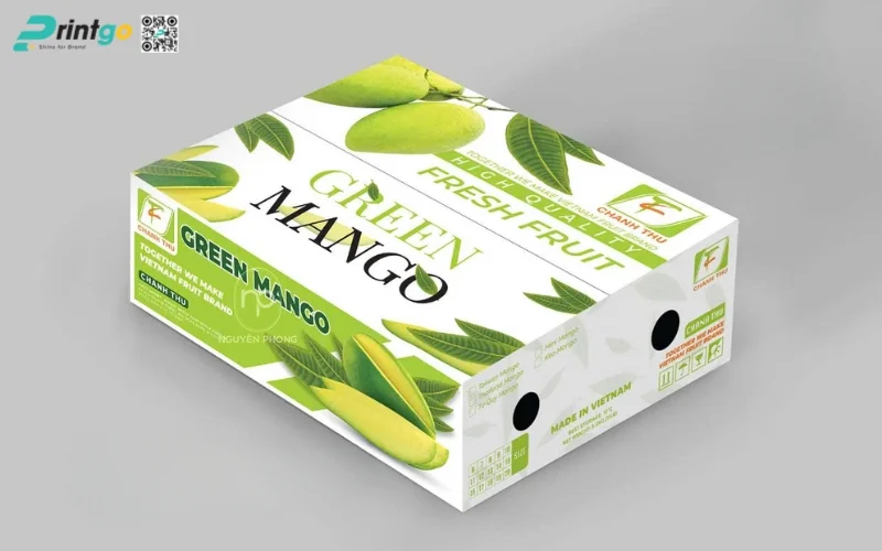 Thùng carton đựng xoài xuất khẩu Thùng carton đựng xoài xuất khẩu