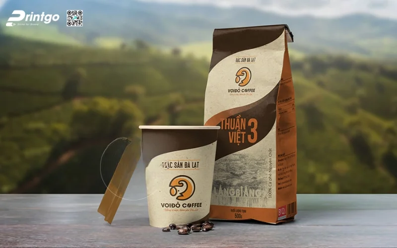 Ưu điểm khi lựa chọn mẫu bao bì cà phê có sẵn