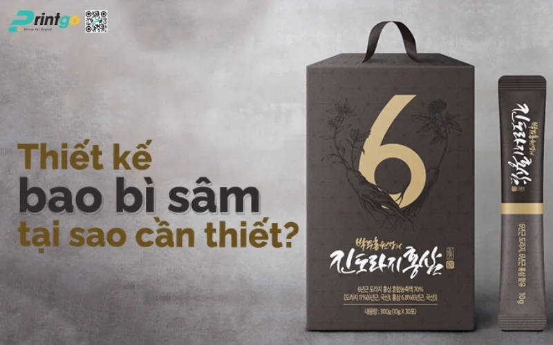 Vai trò của bao bì trong ngành sâm xuất khẩu