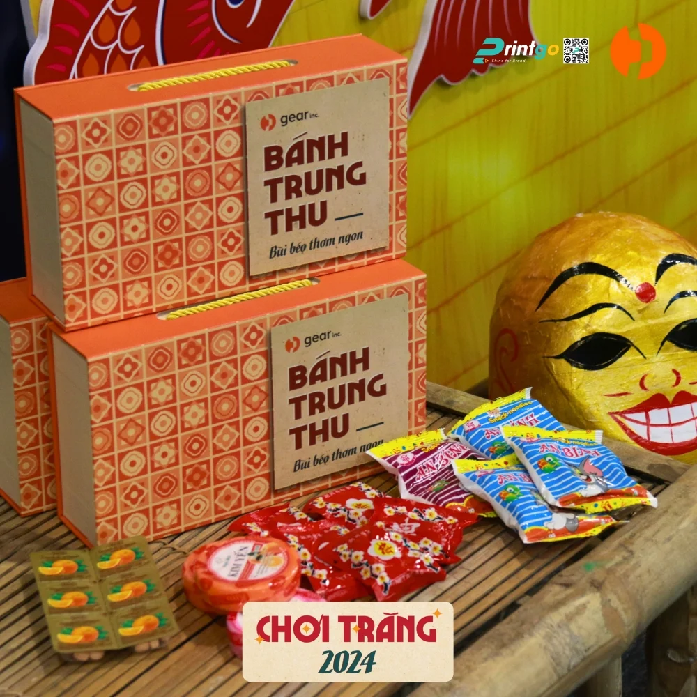 Dự án thiết kế và in hộp bánh trung thu Gear Inc. Vietnam