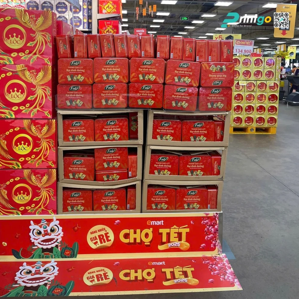 Sản phẩm của FnV Food được phân phối tại các siêu thị lớn trên toàn quốc