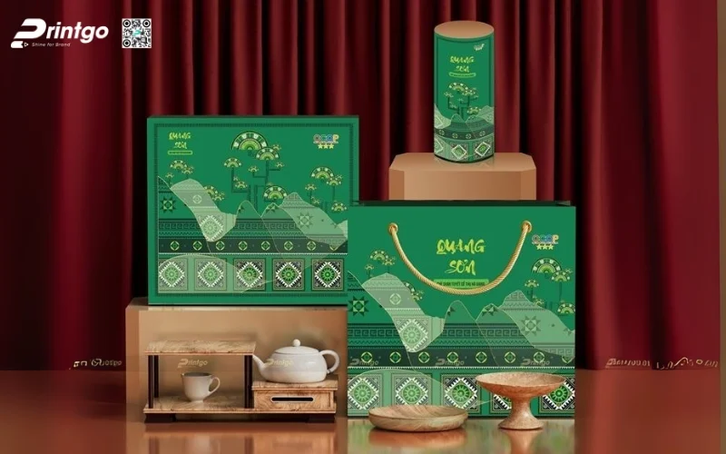 Bao bì đựng nông sản dạng hộp carton cao cấp