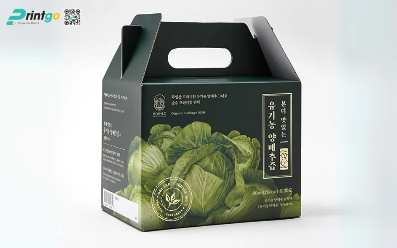 Bao bì đựng nông sản dạng hộp giấy carton sóng