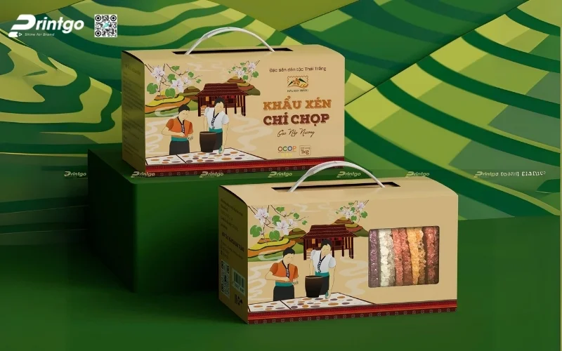Bao bì nông sản xuất khẩu dạng thùng carton sóng