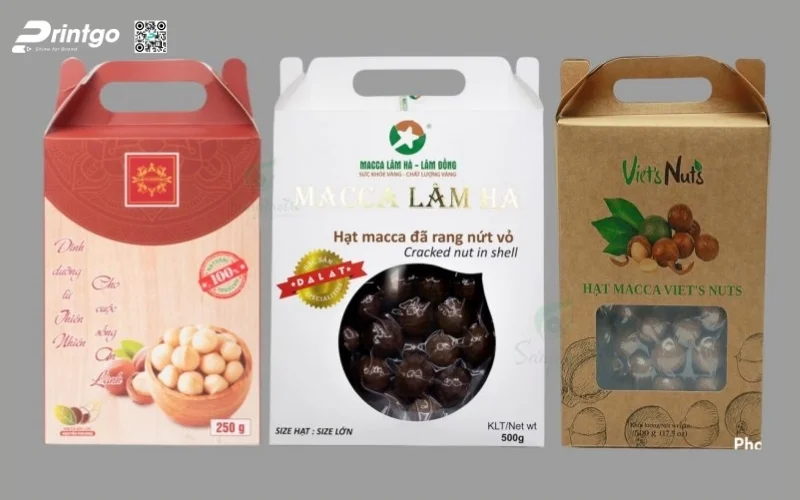 Bao bì nông sản xuất khẩu dạng thùng carton sóng
