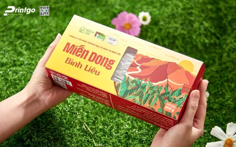 Bao bì nông sản xuất khẩu dạng hộp carton mềm