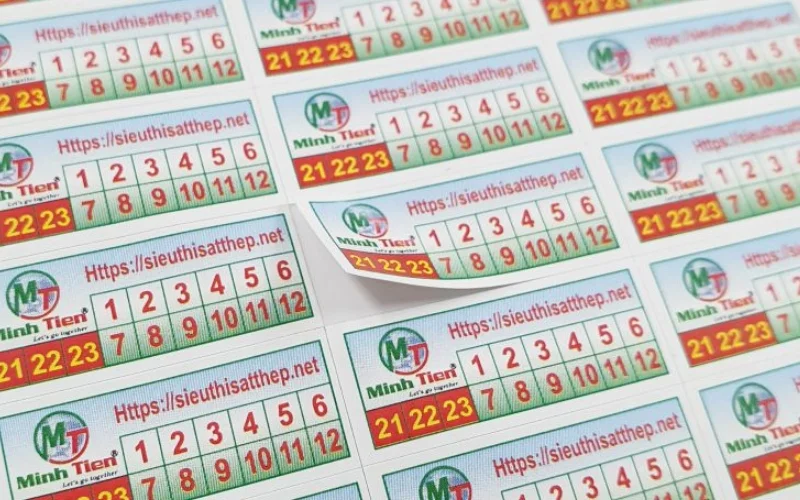 Mẫu kích thước tem bảo hành hình chữ nhật 