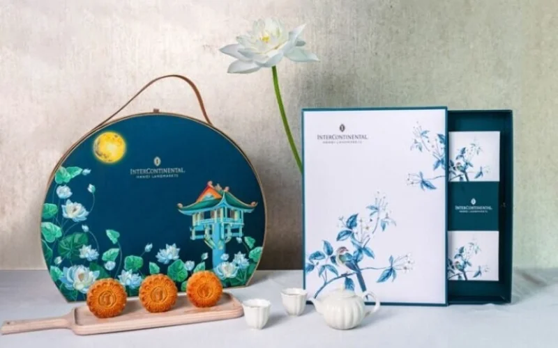 Mẫu hộp bánh trung thu hình tròn 7 - 8 bánh Mẫu hộp bánh trung thu hình tròn 7 - 8 bánh