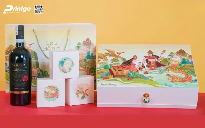 Đặc điểm của các mẫu hộp bánh trung thu kèm rượu phổ biến hiện nay