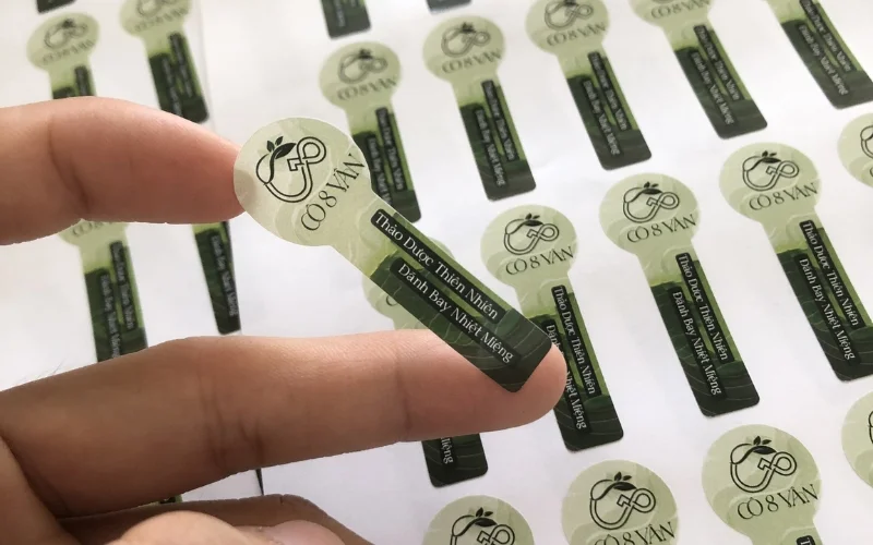 Mẫu tem vỡ dạng dai niêm phong 