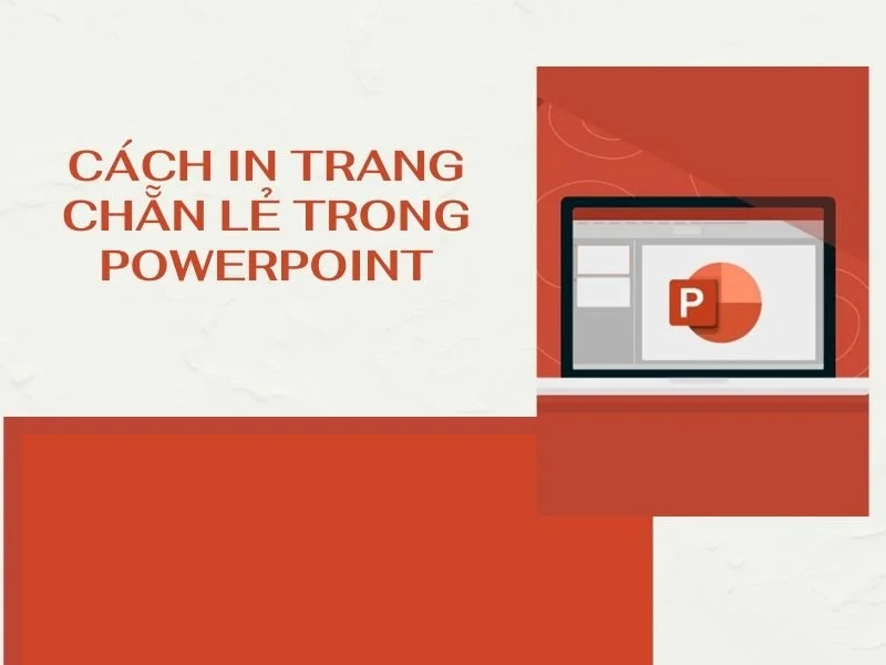 Mục đích của việc in trang chẵn lẻ 