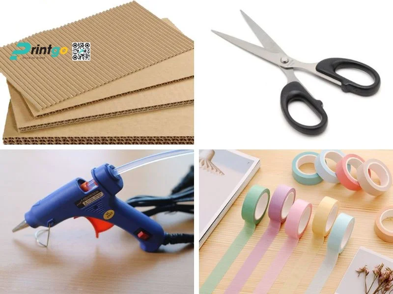 Những dụng cụ cần chuẩn bị khi làm tủ đựng đồ bằng thùng giấy? 