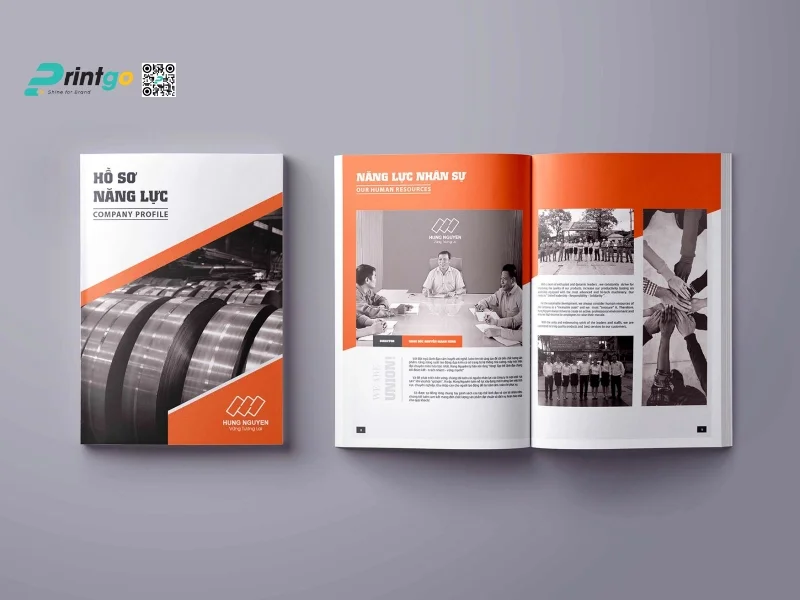Mẫu catalogue hồ sơ năng lực 