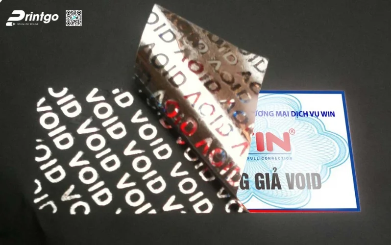 Cấu tạo, hình dáng & cách hoạt động của tem void là gì?