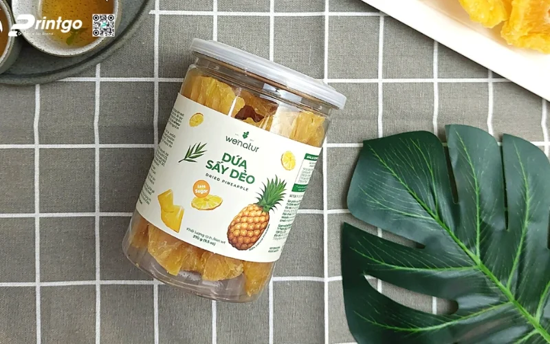 Đặc điểm phổ biến khi in tem dứa xuất khẩu
