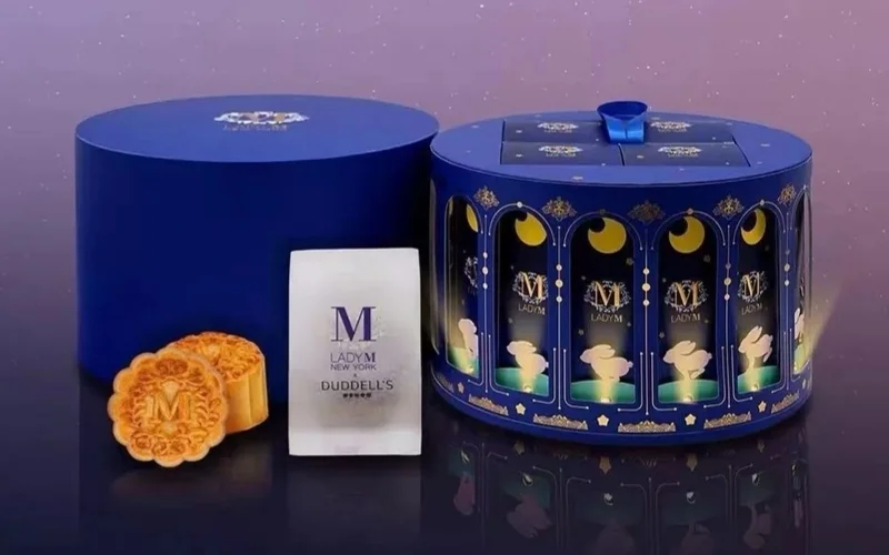 Mẫu hộp bánh trung thu hình tròn 7 - 8 bánh Mẫu hộp bánh trung thu hình tròn 7 - 8 bánh