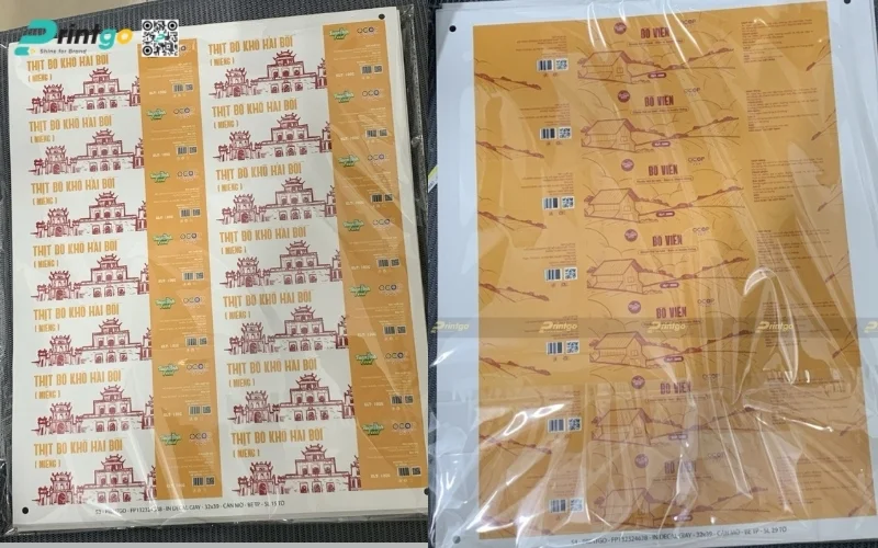 Một số mẫu tem nhãn bò khô, tem thịt sấy mà Printgo đã triển khai Một số mẫu tem nhãn bò khô, tem thịt sấy mà Printgo đã triển khai