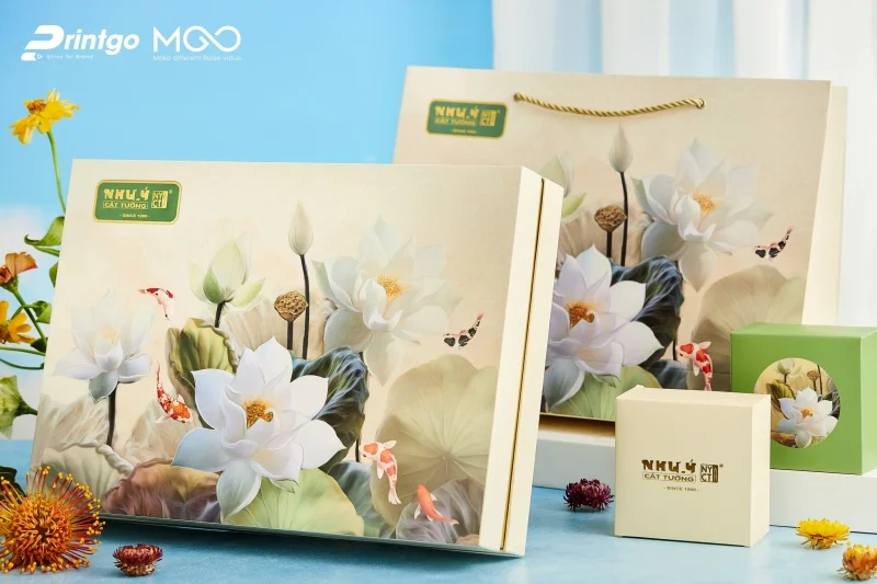 Hộp giấy âm dương cao cấp đựng bánh trung thu