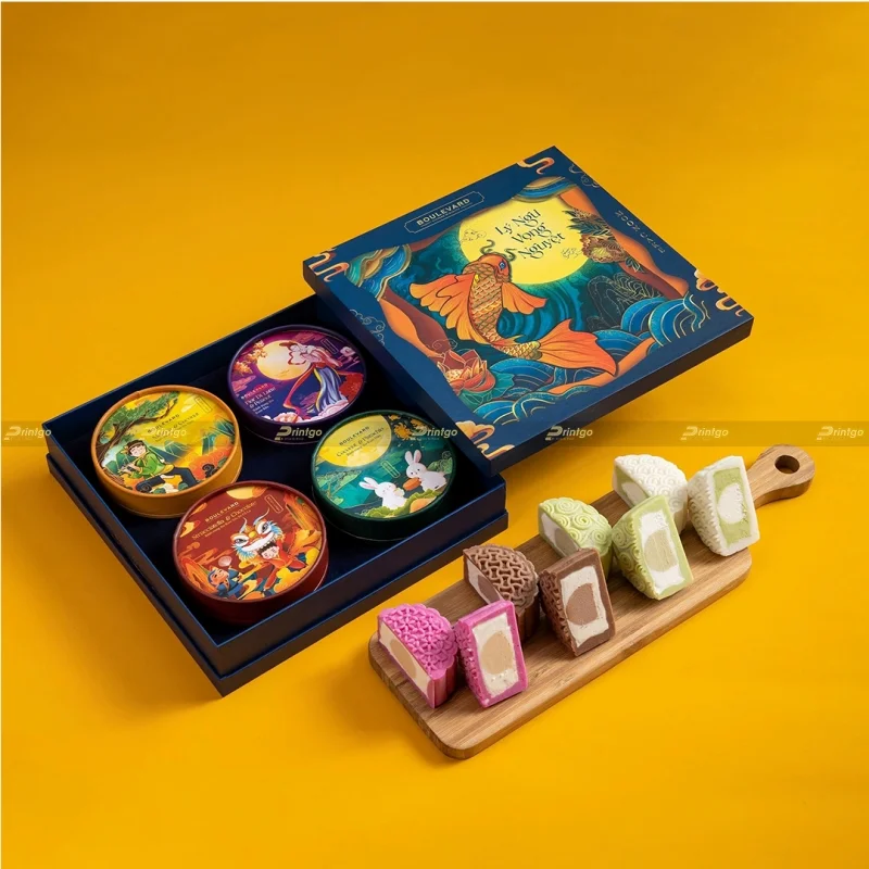 Hộp âm dương đựng bánh trung thu