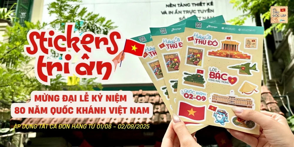 In Dấu Độc Lập – Printgo gửi tặng bộ stickers tri ân mừng đại lễ 80 Năm Quốc Khánh 02/09