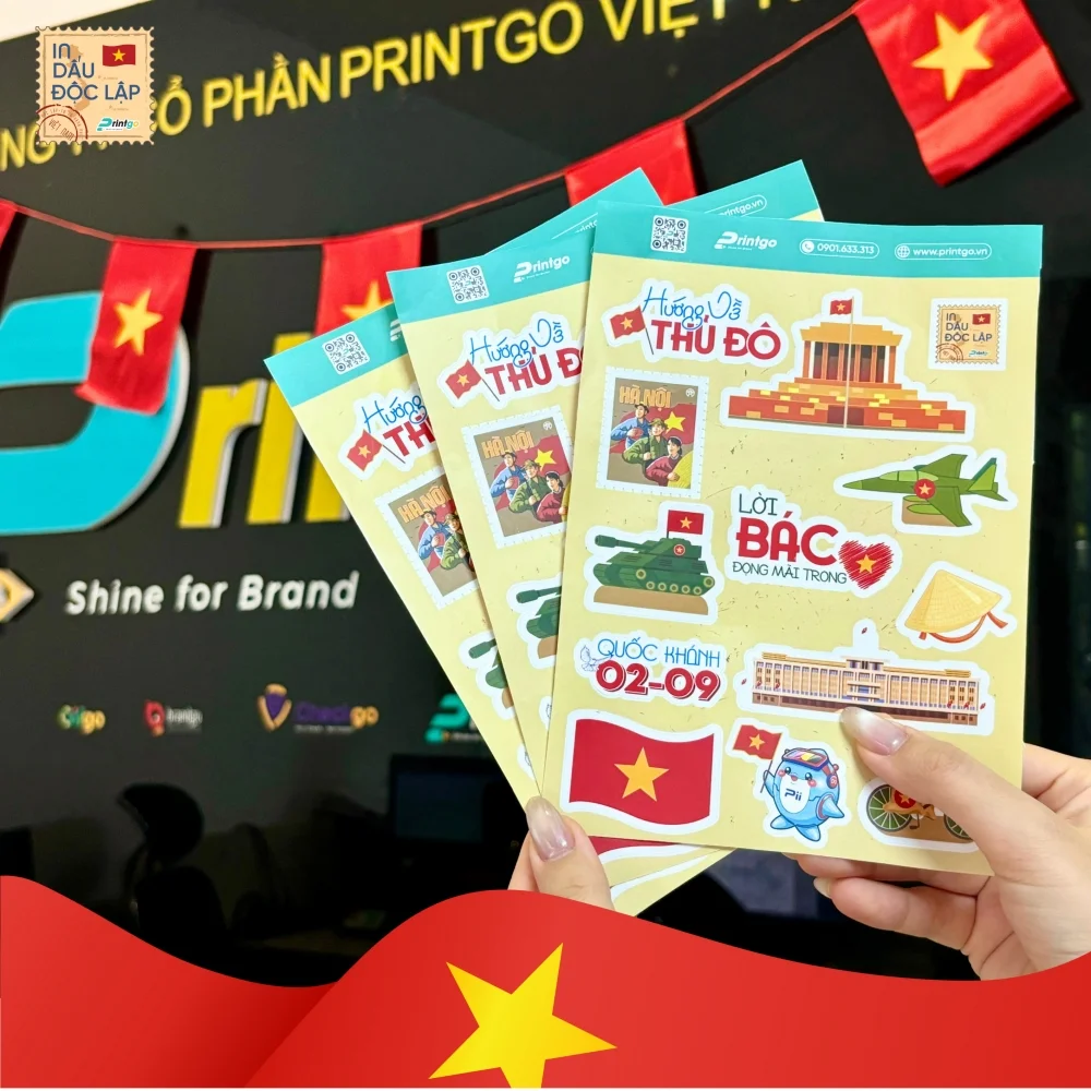 Khám phá bộ stickers "In dấu độc lập" thiết kế độc quyền