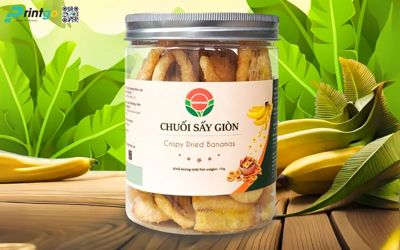 In Tem Chuối Sấy Tại Xưởng Đẹp – Đúng Chuẩn – Giá Tốt Nhất 2025